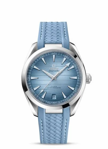 Omega Seamaster Aqua Terra 150M Master Chronometer 41 Stainless Steel / Summer Blue / Rubber 220.12.41.21.03.008 (22012412103008)